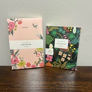 New! Rifle Paper Co. Notepad & Mini Notebook Set